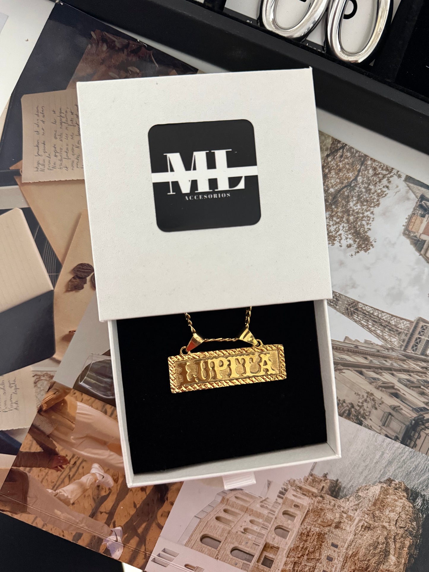 Cadena Placa con nombre