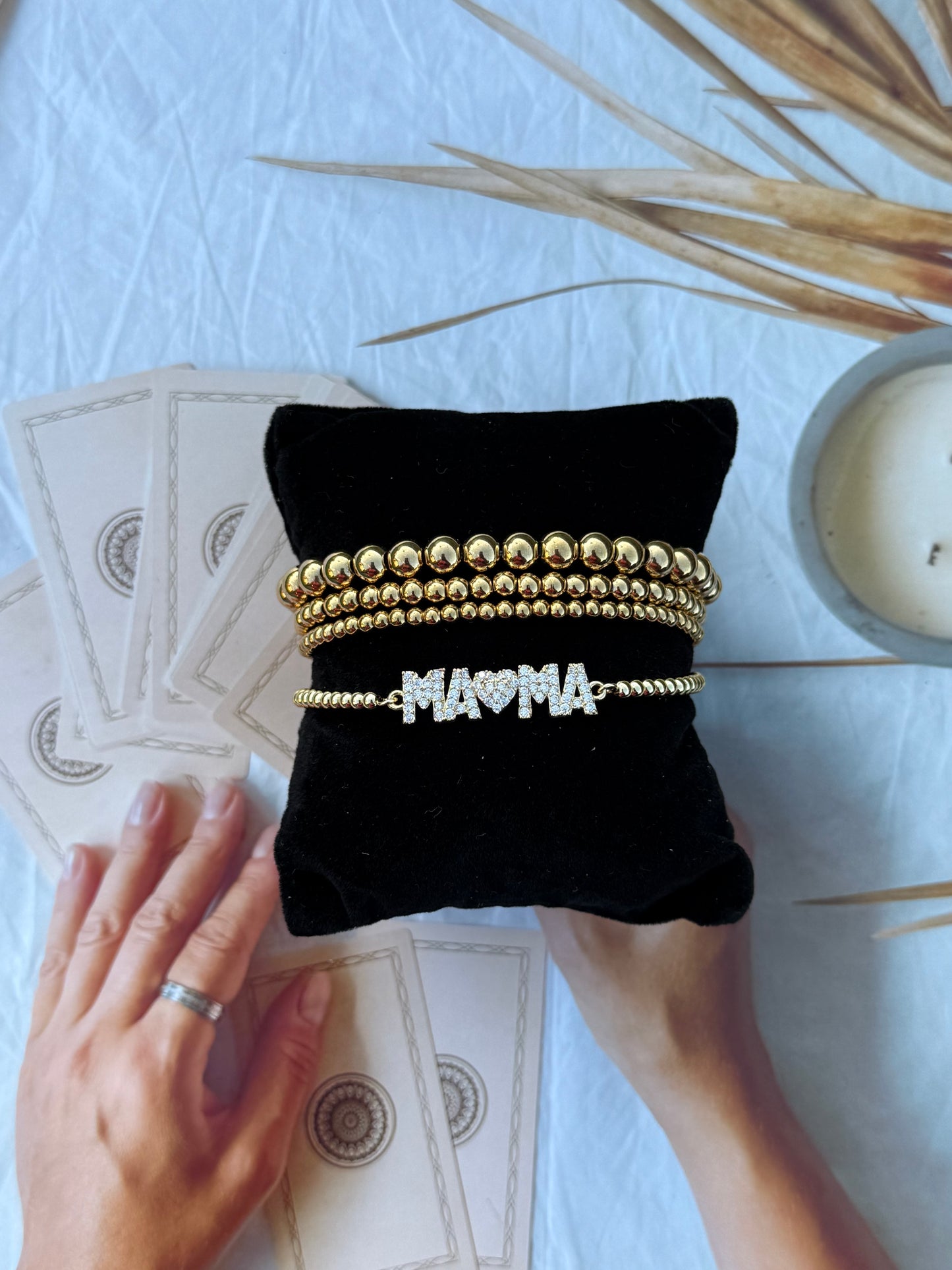 Pulsera SET BOLA GOLD