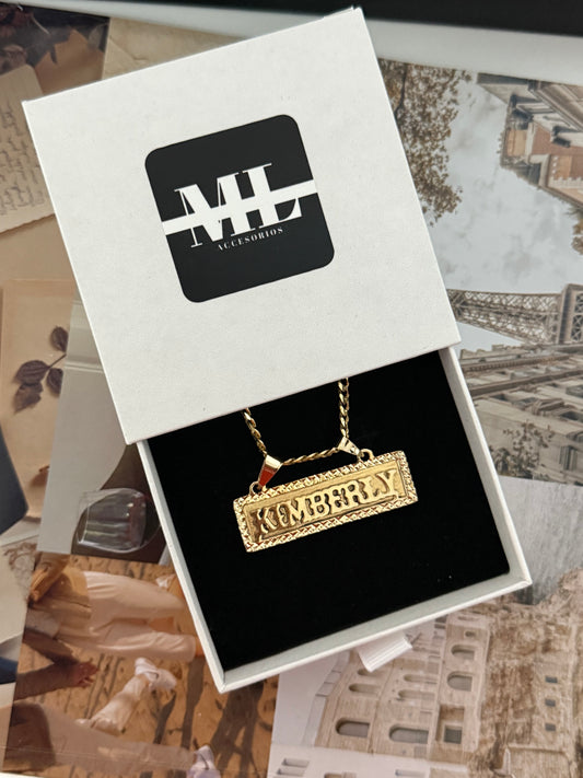 Cadena Placa con nombre